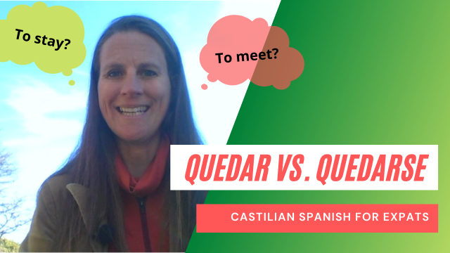 Quedar versus Quedarse